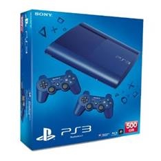 Consola Sony Ps3 500gb Azurite Blue   Mando Ds3 Blue
